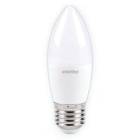Лампа светодиодная Smartbuy C37 Свеча Е27 220В 12Вт 3000К картинка 
